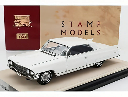 CADILLAC COUPE DE VILLE 1962 オリンピックホワイト/ STAMP-MODELS 1/43 99台限定ミニカー