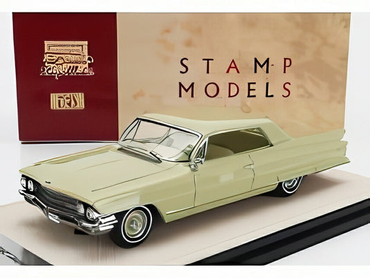 【予約】CADILLAC クーペ・ドゥ・ヴィル 1962 メイズイエロー/ STAMP-MODELS 1/43 99台限定ミニカー