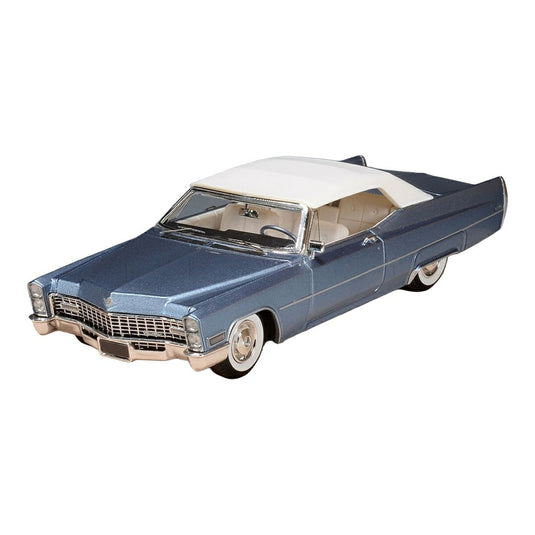 【予約】2026年発売予定 Cadillacキャデラック De Villeデビル カブリオレ クローズド 1967 マリーナブルーメタリック ホワイト / STAMP-MODELS 1/43 ミニカー
