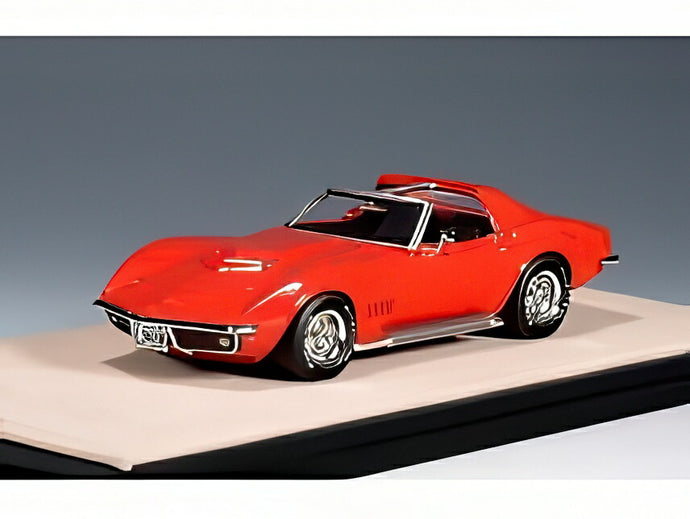 【予約】2025年発売予定CHEVROLET CORVETTE L88 クーペ 1969 オープンルーフ クローズドヘッドライト レッド/STAMP-MODELS 1/43ミニカー