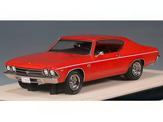 【予約】12月以降発売予定CHEVROLET CHEVELLE SS 396 クーペ 1969 レッド/ STAMP-MODELS 1/43 ミニカー