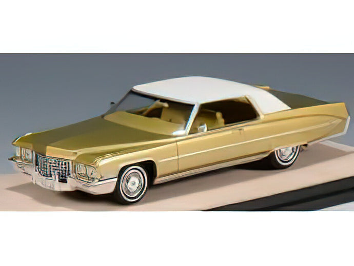 【予約】12月以降発売予定CADILLAC COUPE DEVILLE 1971 DUCHESS GOLD MET/STAMP-MODELS 1/43ミニカー