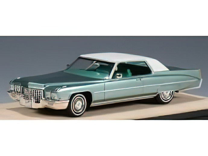 【予約】12月以降発売予定CADILLAC COUPE DEVILLE 1971 ADRIATIC TURQUOISE MET/STAMP-MODELS 1/43ミニカー