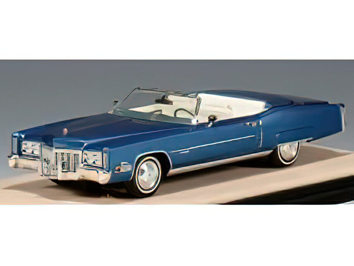 【予約】12月以降発売予定CADILLACキャデラック ELDORADO CABRIOLET OPEN 1972 - ST MORITZ BLUE MET /STAMP-MODELS 1/43 ミニカー