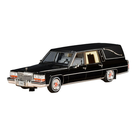 【予約】2026年発売予定 Cadillacキャデラック Superior 1980 霊柩車 ブラック / STAMP-MODELS 1/43 ミニカー