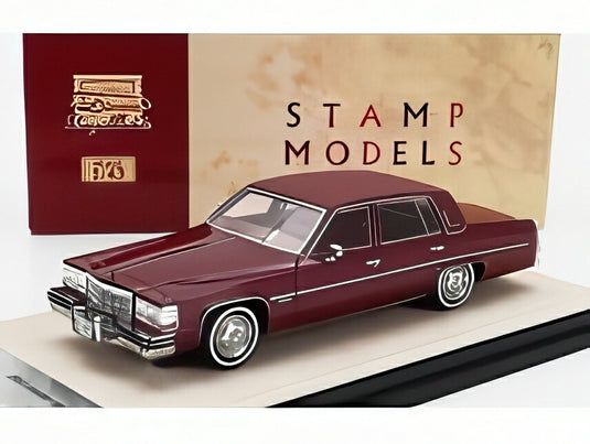 【予約】2025年発売予定CADILLAC セダン ド・ヴィル 1983 レッドメタリック/STAMP-MODELS 1/43ミニカー 199台限定