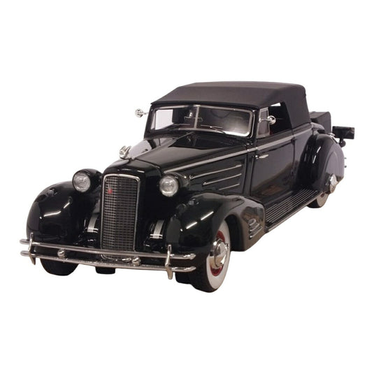 Cadillacキャデラック Victoriaビクトリア コンバーチブルクーペ 452D V16 クローズド 1934 ブラック / STAMP MODELS 1/43 ミニカー