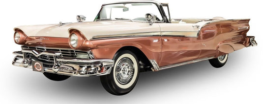 FORD USA フェアレーン 500 スカイライナー カブリオレ オープン 1957 カッパー ホワイト / Sun Star 1/18 ミニカー