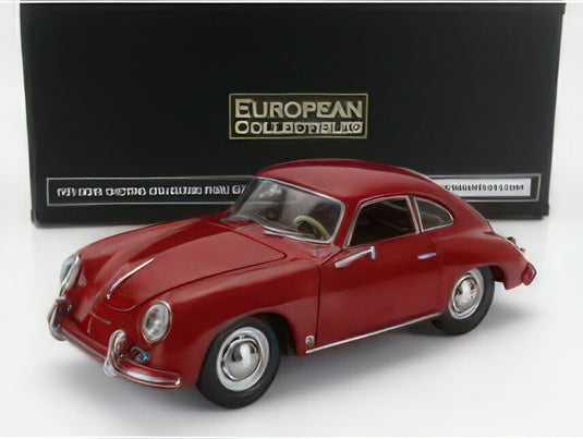PORSCHE - 356A 1500 GS CARRERA GT COUPE 1957 - POLYANTHA RED/Sun Star 1/18ミニカー