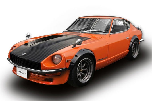【予約】NISSAN フェアレディZ (S30) 右ハンドル 1970 オレンジカーボン / Sun Star 1/18 ミニカー