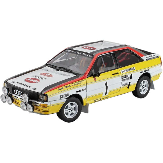 Audiアウディ Sport Quattro A2 Team Audi Sport night version No.1 Winner Rally Monte Carlo 198 / Sun Star 1/18 建設機械