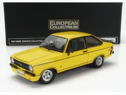 FORD ENGLAND - ESCORT MKII RS MEXICO RHD 1976 - YELLOW/Sun Star 1/18ミニカー