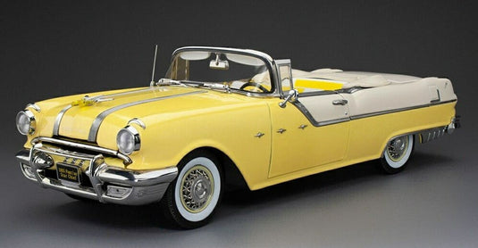 PONTIAC スターチーフ カブリオレ オープン 1955 イエロー ホワイト / Sun Star 1/18 ミニカー