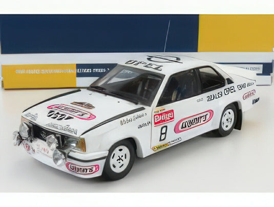 OPEL - ASCONA 400 (night version) N 8 2nd RALLY BIANCHI 1981 G.COLSOUL - A.LOPES - WHITE/Sun Star 1/18ミニカー TVシリーズ