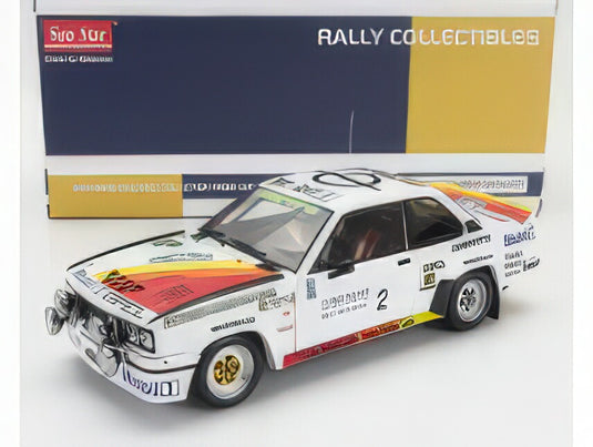 OPEL - ASCONA 400 RALLY (night version) N 2 WINNER RALLY COSTA BRAVA 1982 TONY FASSINA - RUDY - WHITE RED ORANGE/Sun Star 1/18ミニカー