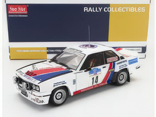 OPEL - ASCONA 400 RALLY N 14 RALLY TARGA FLORIO 1981 MIKI BIASION - TIZIANO SIVIERO - WHITE BLUE RED/Sun Star 1/18ミニカー