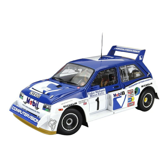 Austinオースティン MG Metro 6R4 #1 Winner Manx International Rally 1986 Tony Pond Rob Arthur ブル / Sun Star 1/18 ミニカー