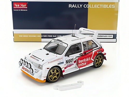 AUSTIN MG METRO 6R4 N M001 ラリーヒストリックレントキル イニシャル キラーニー 2018 クレイグ・ブリーン ポール・ナグル ホワイト レッド/Sun Star 1/18ミニカー