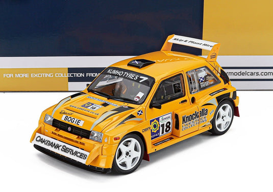 Austinオースティン MG Metroメトロ 6R4 2010 N 18 Rally Topaz Donegal International David Bogie Enda / Sun Star 1/18 ミニカー