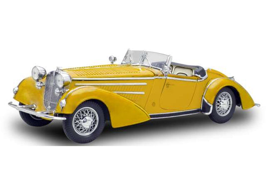 1939 ホルヒ 855 スペシャルロードスター ゴールド Horch 855 ミニカー / Sun Star 1/18 ミニカー