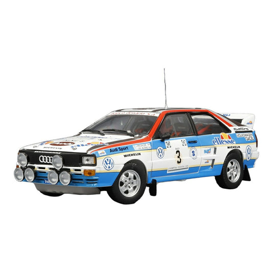 Audiアウディ quattro A2 No.3 ellesse Rally Argentina 1984 J.Recalde J.Del Buono ダイキャストモデル ミニカー /Sun Star