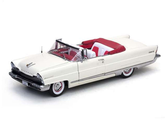 1956 Lincoln プレミア オープンコンバーチブル プラチナコレクション コロニアルホワイト/SunStar 1/18ミニカー