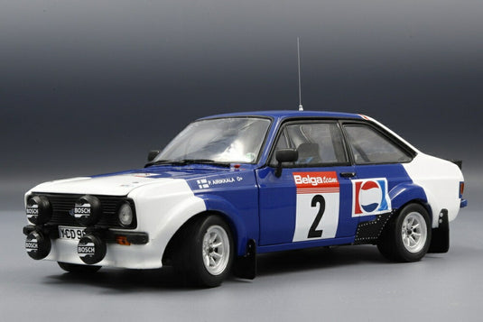 Ford Escort MKII RS1800 2号車 Pepsi シルキュイデアルデンヌ 1983 デカール付/ Sun Star 1/18 ミニカー