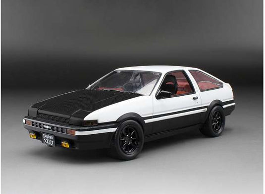 1986 トヨタ スプリンタートレノ GT Apex AE86 白/黒 パンダトレノ / Sun Star 1/24 ミニカー