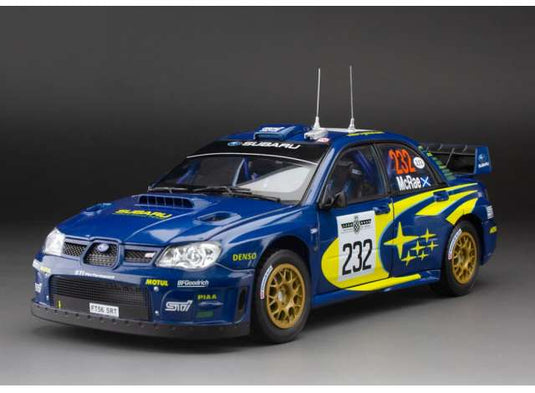 2007 Subaru インプレッサ WRC07 #232 コリン・マクレー グッドウッド・フェスティバル・オブ・スピード ブルーイエロー/SunStar 1/18ミニカー 1999台限定