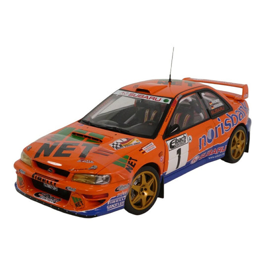 Subaruスバル Imprezaインプレッサ S5 WRC97 1999 オレンジ No.1 / Sun Star 1/18 ミニカー