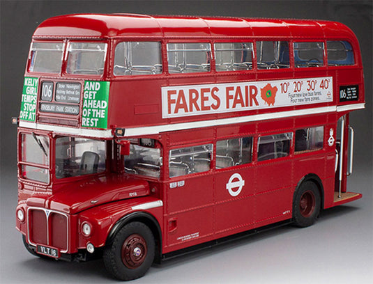 Routemaster Busルートマスターバス RM16-VLT 16 Redレッド / Sun Star 1/24 ミニカー