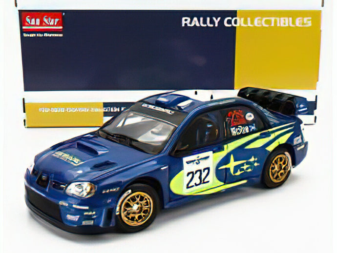 SUBARU - IMPREZA WRC07 N 232 RALLY GOODWOOD FESTIVAL OF SPEED 2007 COLIN McRAE - BLU YELLOWSUN STAR 1/18ミニカー