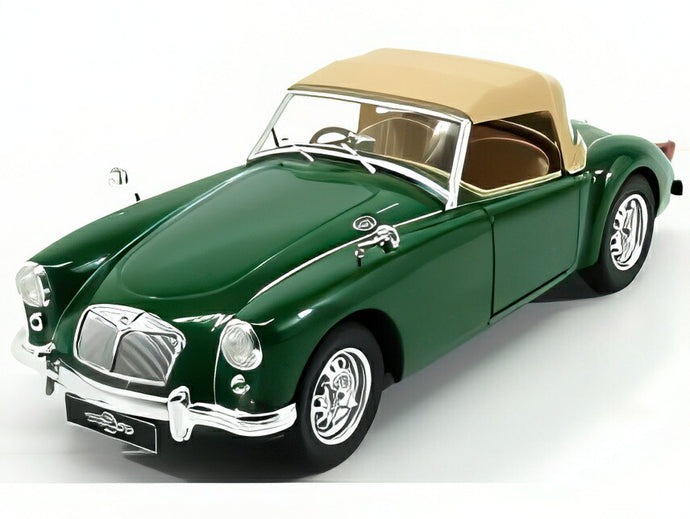 【予約】MG MGA MKI ツインカム スパイダー ソフトトップ クローズド 1959 グリーンクリーム/ TRIPLE9 1/18 1002台限定ミニカー
