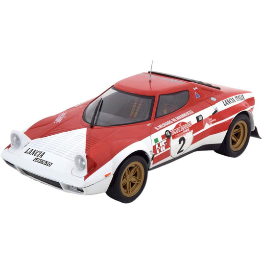 Lanciaランチア Stratosストラトス 1974 Winner Rally Sanremoラリーサンレモ Munari Mannucci デカール付 / TRIPLE9 1/18 ミニカー