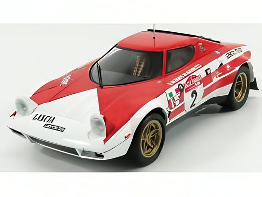 【予約】LANCIA STRATOS HF 2号車 優勝 ラリーサンレモ 1974 S.Munari M.Mannucci レッドホワイト/ TRIPLE9 1/18 1002台限定ミニカー