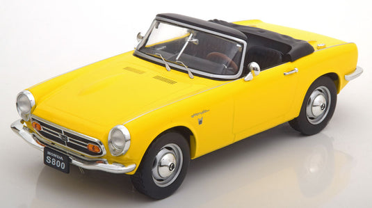 Hondaホンダ S800 Convertibleコンバーチブル 1966 イエロー / TRIPLE9 1/18 ミニカー