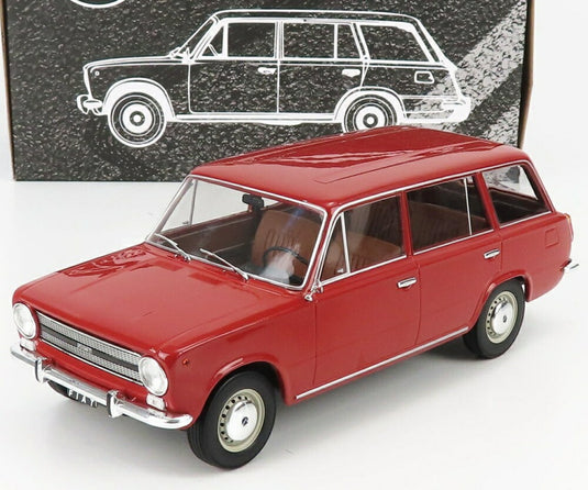 FIAT 124 ファミリアーレ 1972 モンツァレッド/ TRIPLE9 1/18 ミニカー