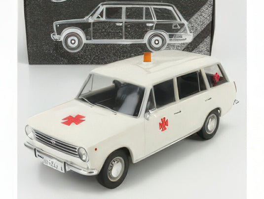 SEAT FIAT - 124 FAMILIARE AMBULANCIA 1968 - WHITE/TRIPLE9 1/18ミニカー