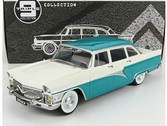 GAZ-13 Chaika 1959 ターコイズ ホワイト/ TRIPLE9 1/18 ミニカー
