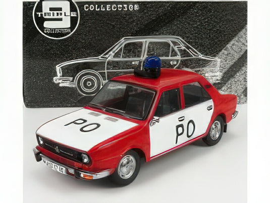 SKODA - 105L FIRE BRIGATE 1976 - RED WHITE/TRIPLE9 1/18ミニカー