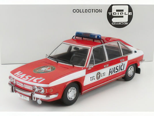 TATRA - 613 CZECHOSLOVAKIA HASICI FIRE ENGINE 1979 - RED WHITE/TRIPLE9 1/18ミニカー
