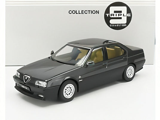 ALFA ROMEO 164 Q4 1994 ベージュインテリア ダークグレーメタリック/ TRIPLE9 1/18 ミニカー