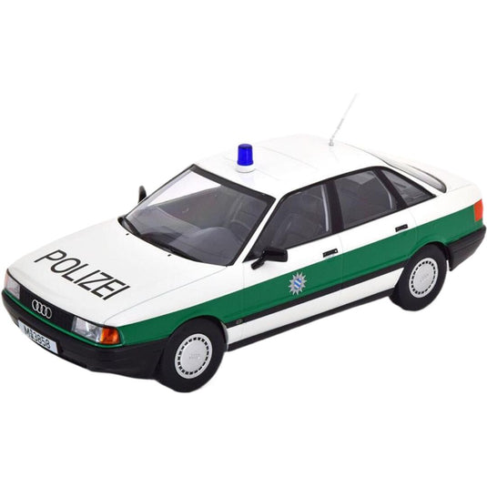 Audiアウディ 80 B3 1989 Policeポリス グリーン ホワイト / TRIPLE9 1/18 ミニカー