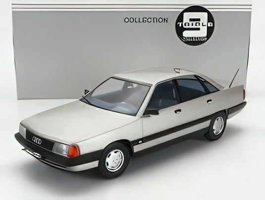 AUDI  100 (C3) 1989  SILVER/TRIPLE9 1/18ミニカー