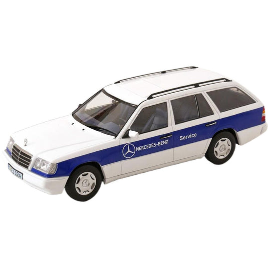 Mercedesメルセデス E-Klasse Eクラス S214 1995 Mercedes Benz Serviceメルセデスベンツサービス ホワイトブルー / TRIPLE9 1/18 ミニカー