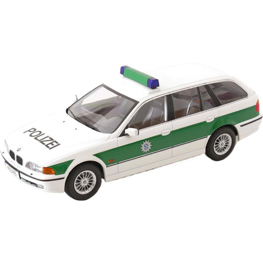 BMWビーエムダブリュー 5er Serie E39 Touringツーリング Policeポリス ホワイト グリーン / TRIPLE9 1/18 ミニカー