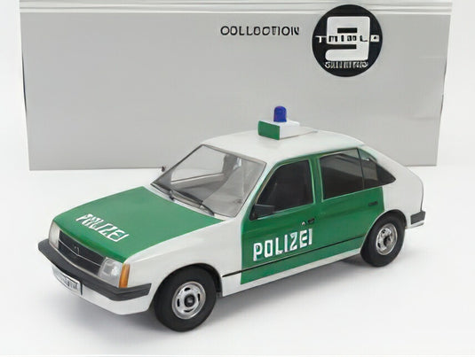 OPEL - KADETT D POLIZEI POLICE 1984 - WHITE GREEN/TRIPLE9 1/18ミニカー
