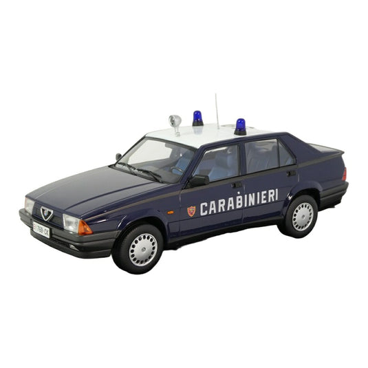 Alfa Romeoアルファロメオ 75 1991 カラビニエリ ダークブルー / TRIPLE9 1/18 ミニカー