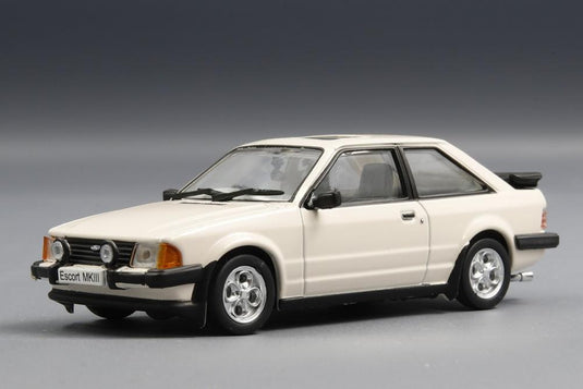Ford Escort MK3 XR3i 1983 RHD ダイヤモンドホワイト/ TRIPLE9 1/43 ミニカー