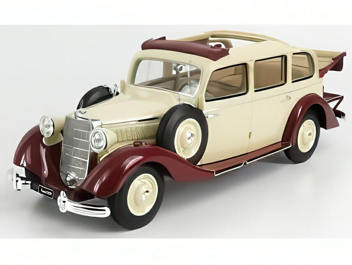 【予約】MERCEDES BENZ 260D プルマン ランドーレット セミコンバーチブル オープン 1936 ベージュレッド/ TRIPLE9 1/18 240台限定ミニカー